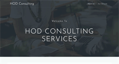 Desktop Screenshot of hodconsult.com