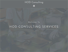 Tablet Screenshot of hodconsult.com